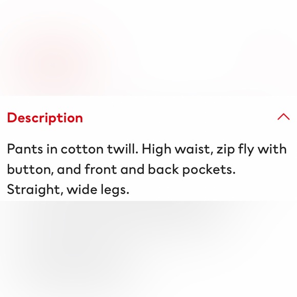 New H&M | Highrise Black Wide Leg Pants - Picture 8 of 9